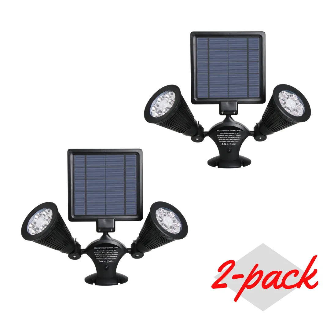 Motion Sensor Solar Light Twin Spotlight | FREE SHIPPING