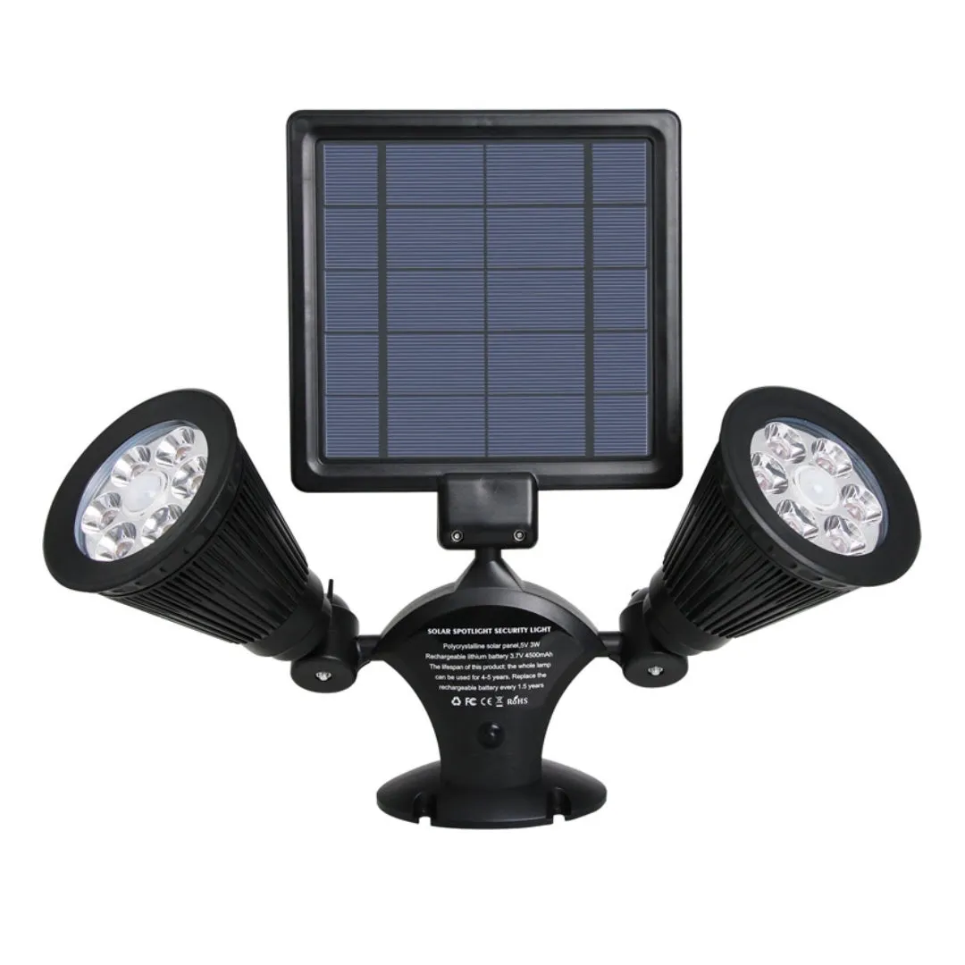 Motion Sensor Solar Light Twin Spotlight | FREE SHIPPING