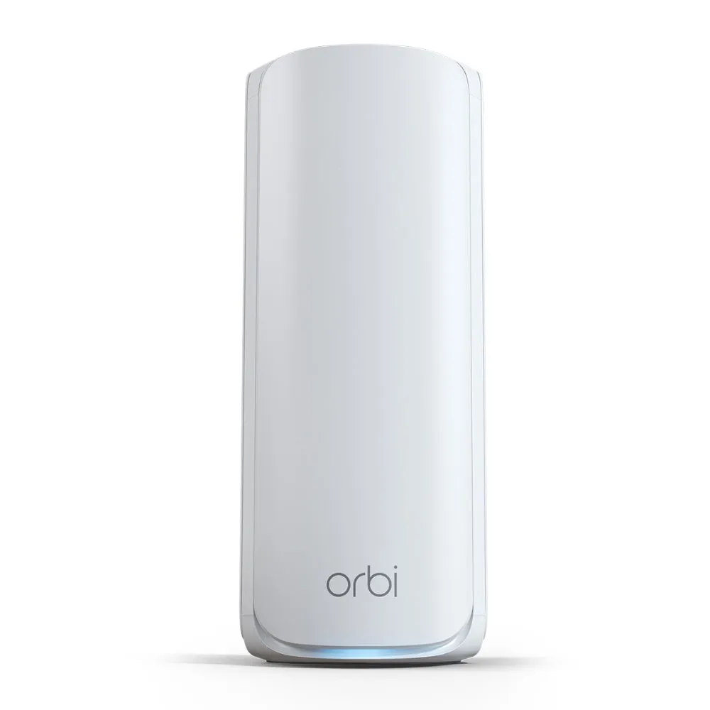 NETGEAR Orbi 770 Series Tri-Band WiFi 7 Mesh Add-on Satellite (RBE770)  Works with Orbi RBE772 and RBE773  Adds Coverage up to 2,750 sq. ft. - BE11000 802.11be (up to 11Gbps)