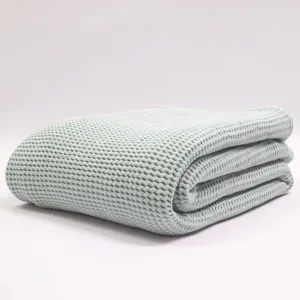 Newbliss Stonewashed Blanket: Duck Egg - Large