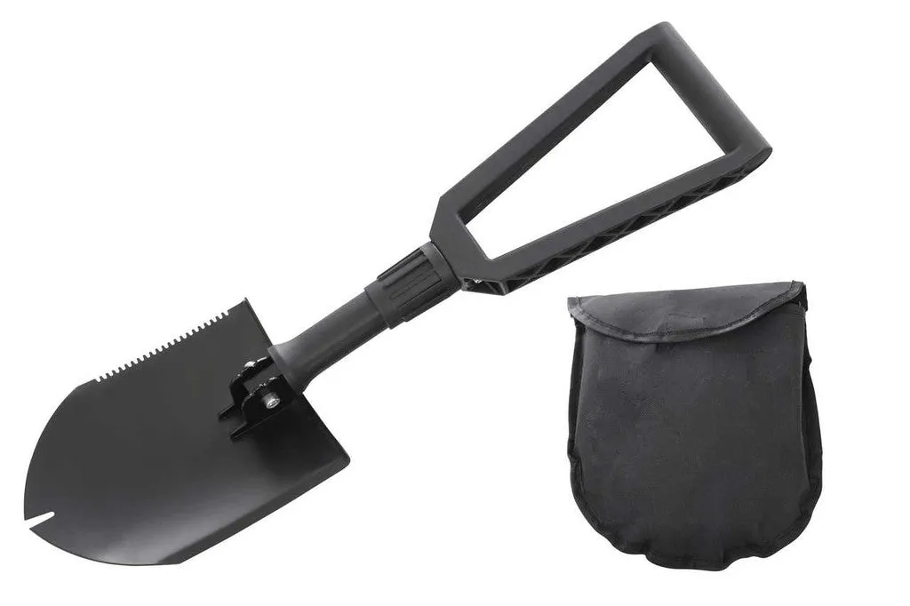 OVERLAND VEHICLE SYSTEMS | Multi Functional Military Style Utility Shovel With Nylon Carrying Case (19049901)