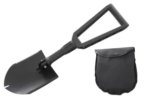 Overland Vehicle Systems Multi Functional Military Style Utility Shovel with Nylon Carrying Case | Universal