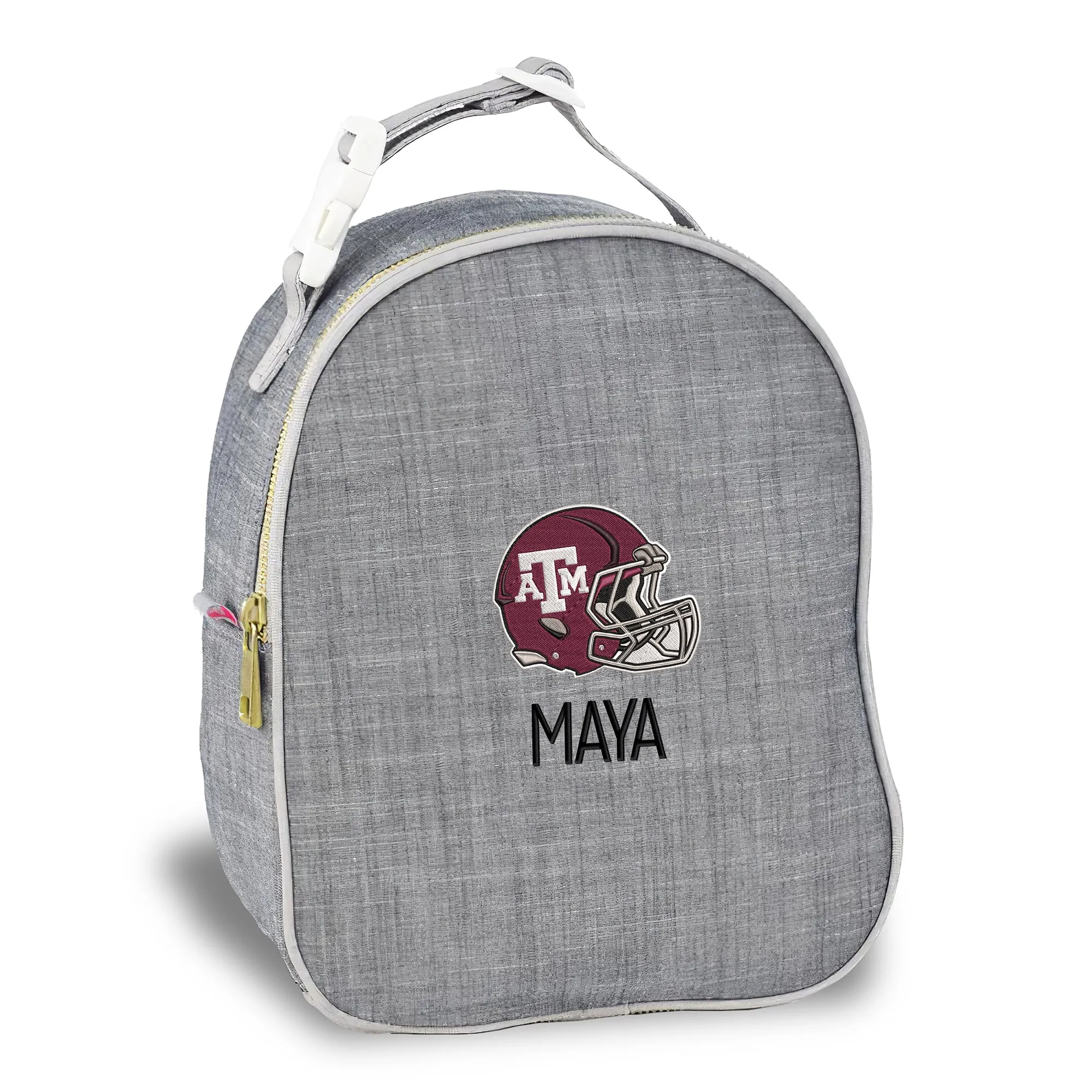 Personalized Texas A&M Aggies Helmet Insulated Bag