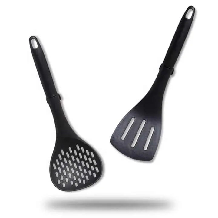 Pieces Black Factory Price Nylon Cooking -مجموعة أدوات مطبخ