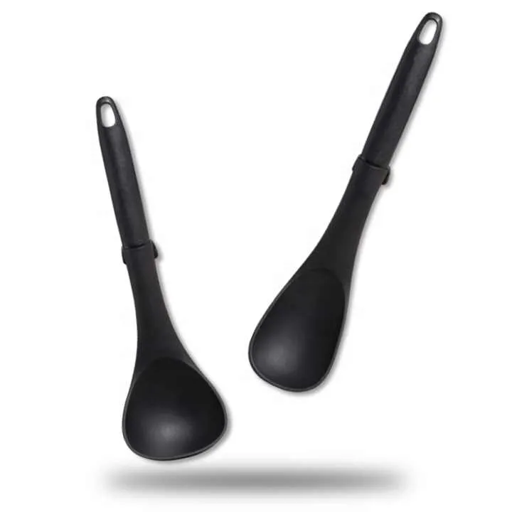 Pieces Black Factory Price Nylon Cooking -مجموعة أدوات مطبخ