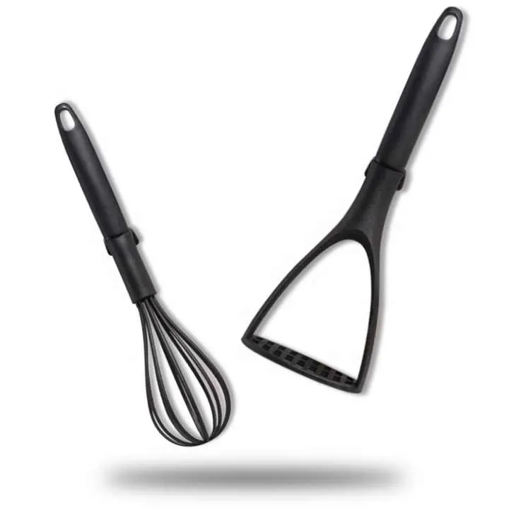 Pieces Black Factory Price Nylon Cooking -مجموعة أدوات مطبخ