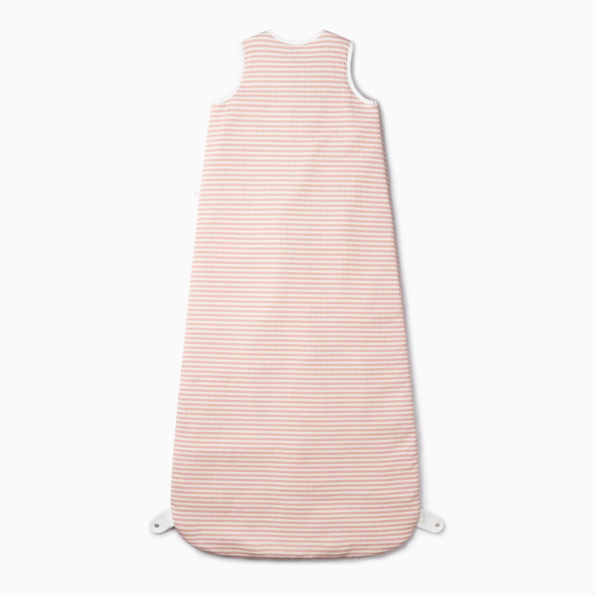 Pink Stripe Ribbed Front Opening Sleeping Bag 1.5 TOG