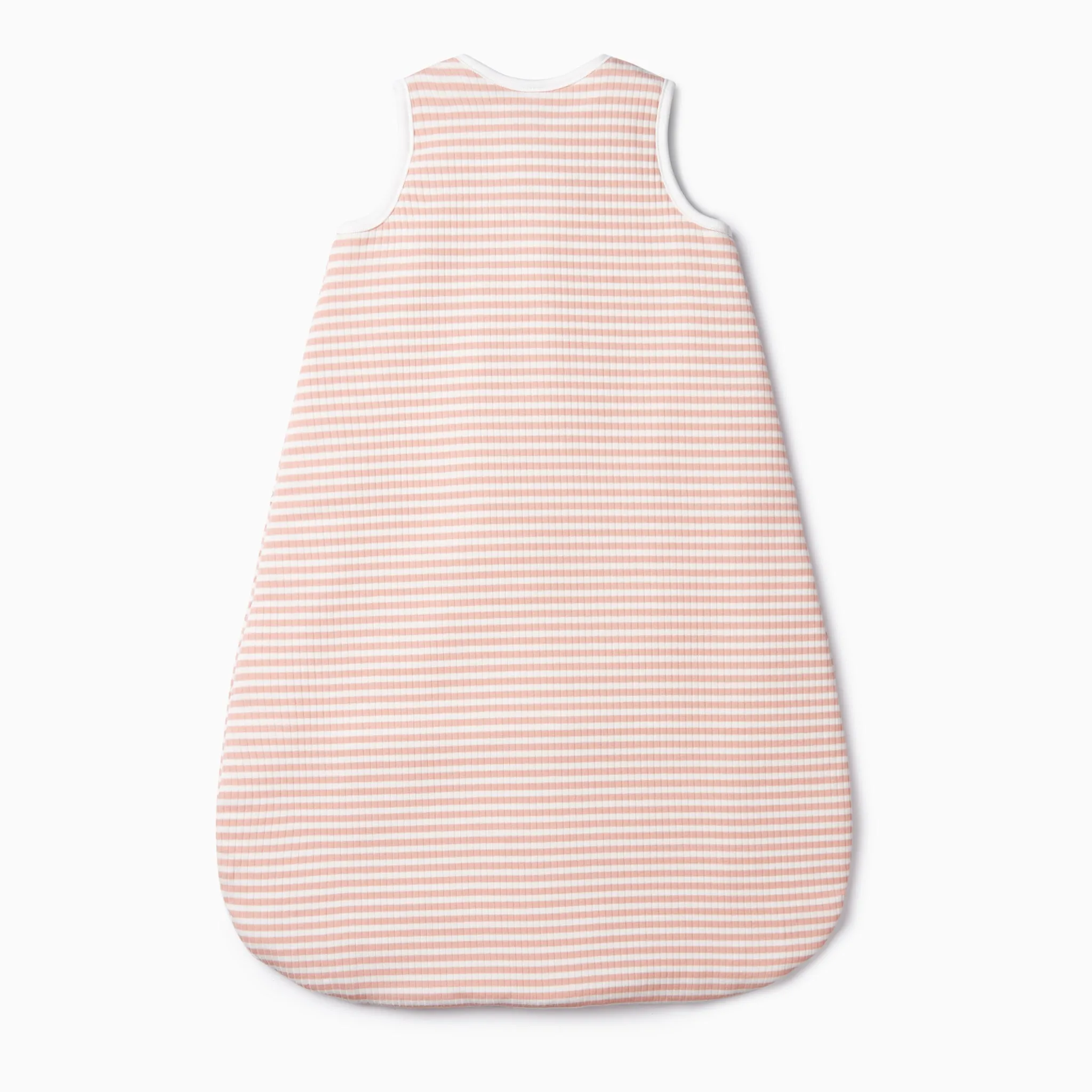 Pink Stripe Ribbed Front Opening Sleeping Bag 1.5 TOG