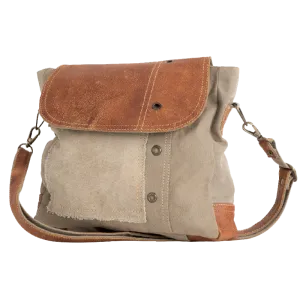 Plain Leather Shoulder Bag