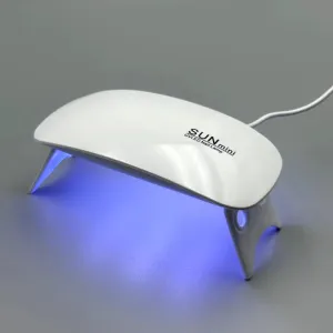 Portable 6W Mini Nail Dryer LED UV Lamp for Home Use with USB Cable