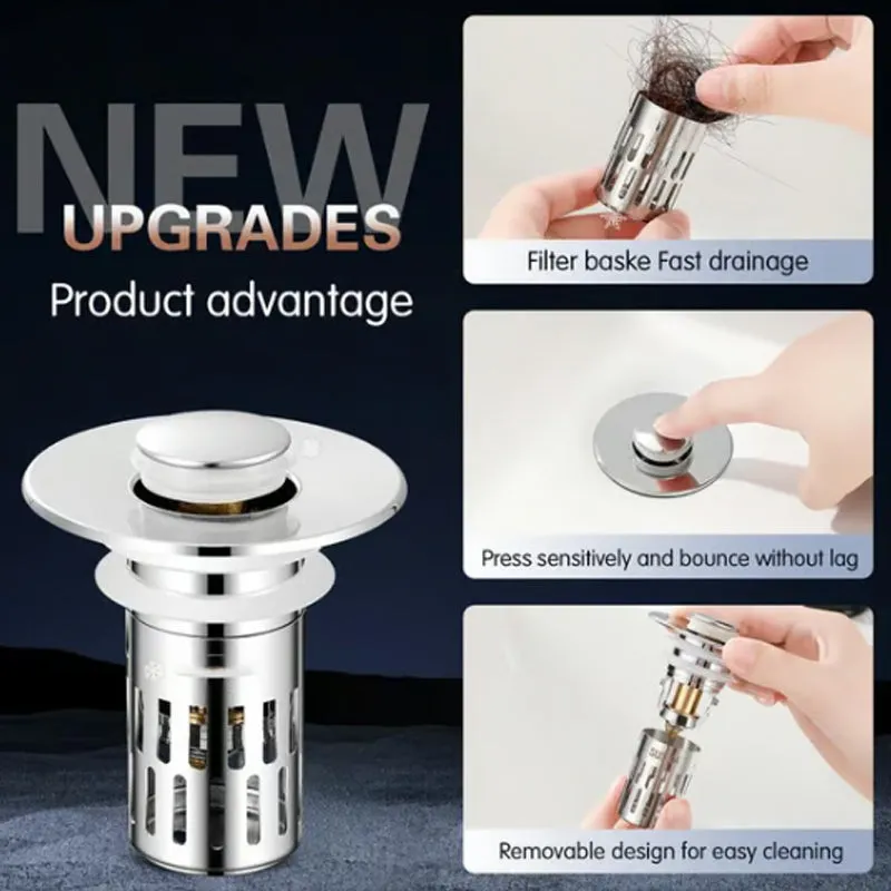 Sink Universal Multi-Purpose Drain Strainer