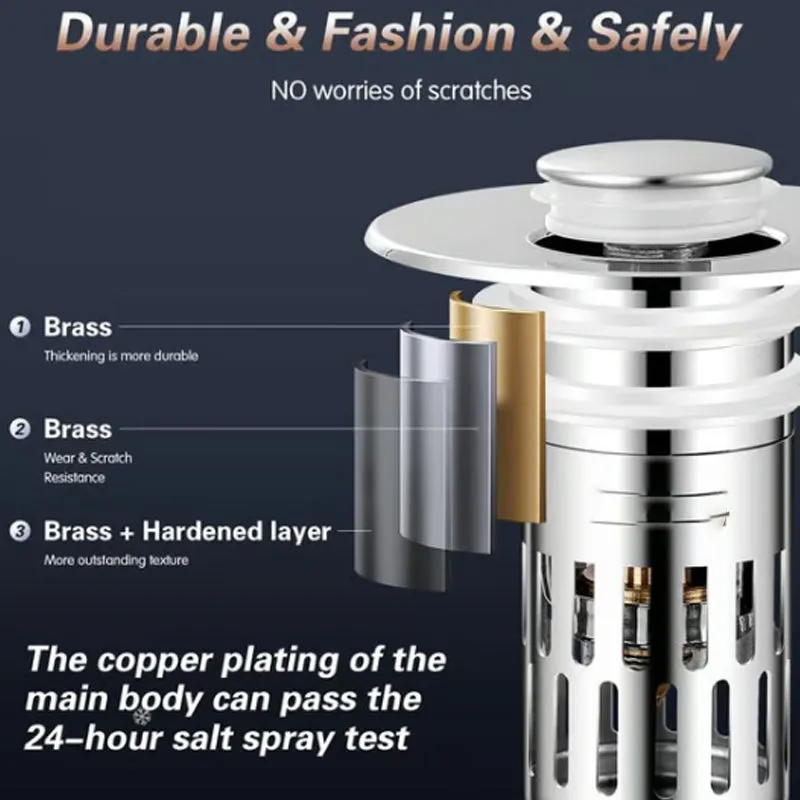 Sink Universal Multi-Purpose Drain Strainer