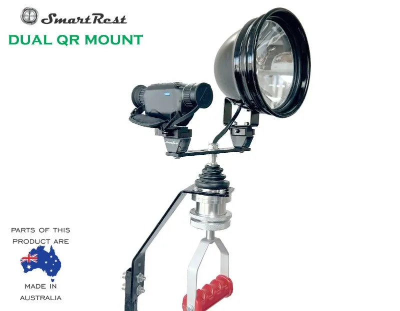 Smart Rest Dual QR Mount Plus 2 Pic Rails