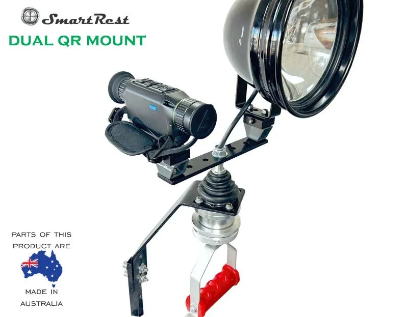 Smart Rest Dual QR Mount Plus 2 Pic Rails