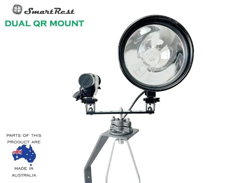 Smart Rest Dual QR Mount Plus 2 Pic Rails