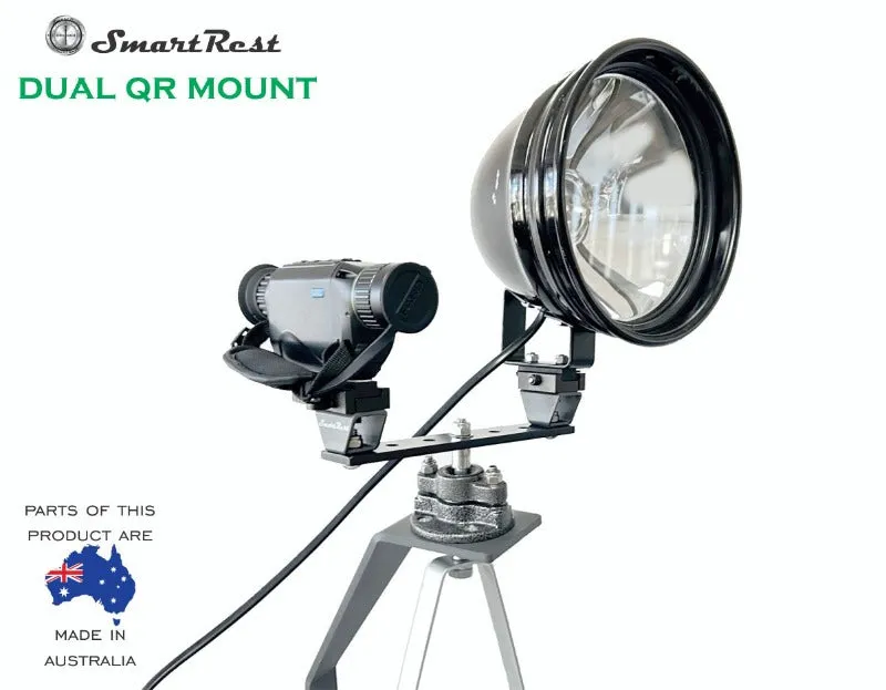 Smart Rest Dual QR Mount Plus 2 Pic Rails