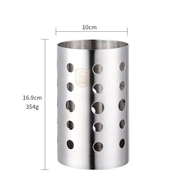 Stainless Steel Kitchen Utensils Chopsticks Tube Soup Ladle Colander Set Gold Cooking Tool Set