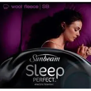Sunbeam BL5621 Sleep Perfect Wool Fleece - Large Single