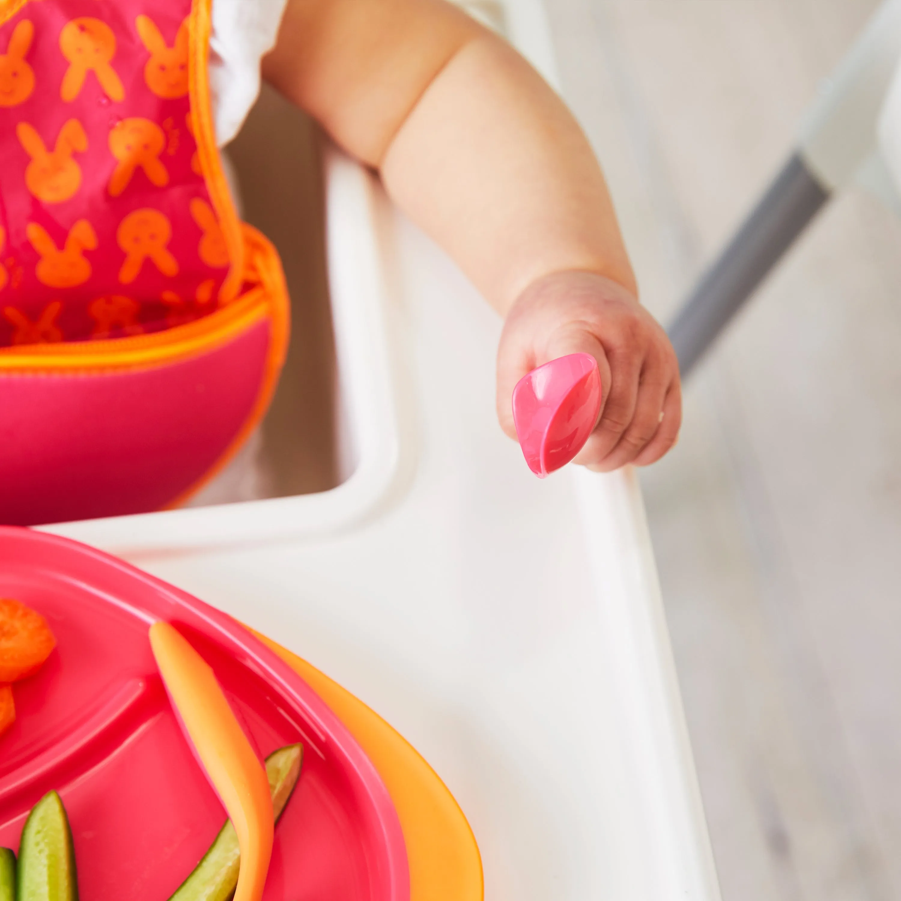 toddler cutlery set - strawberry shake