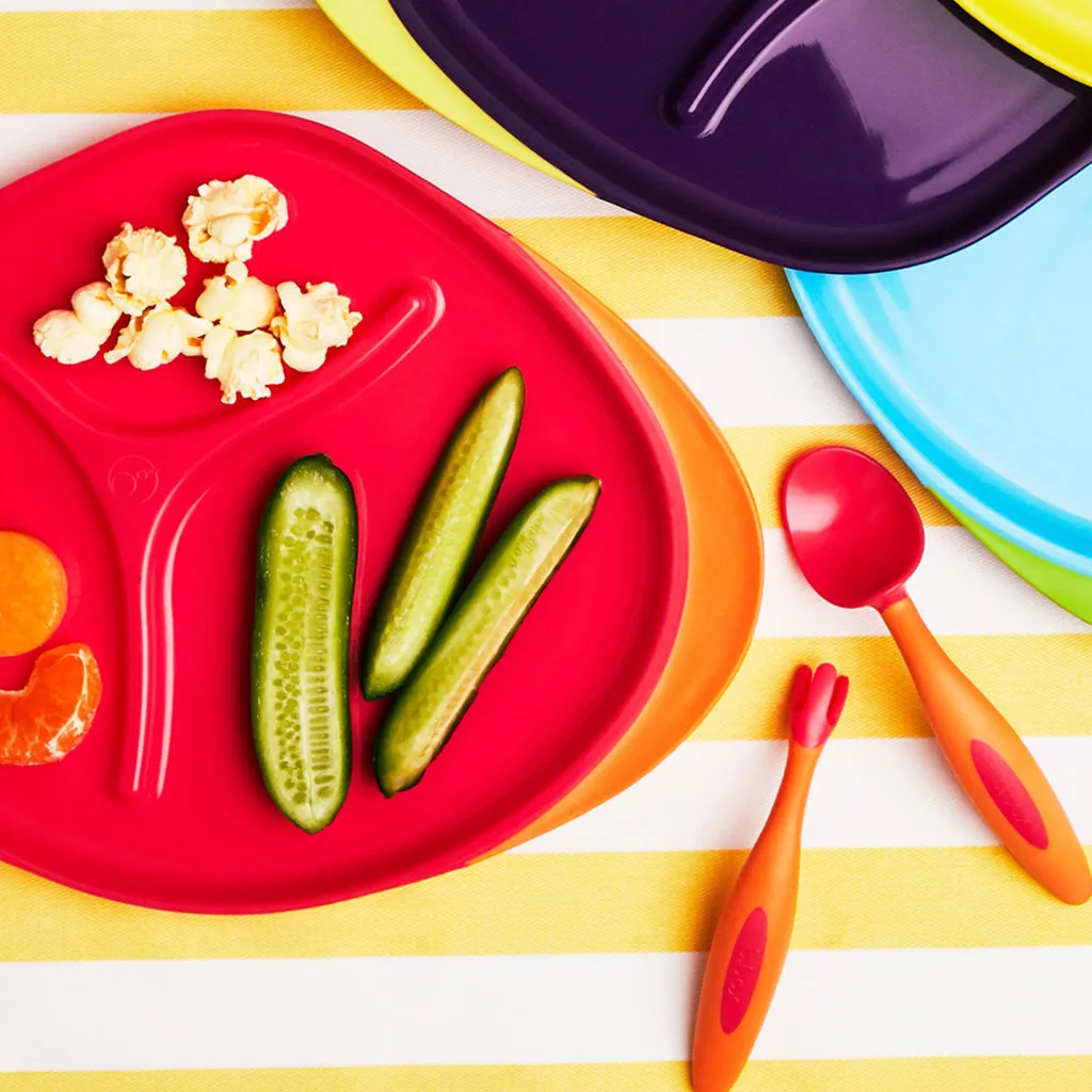 toddler cutlery set - strawberry shake