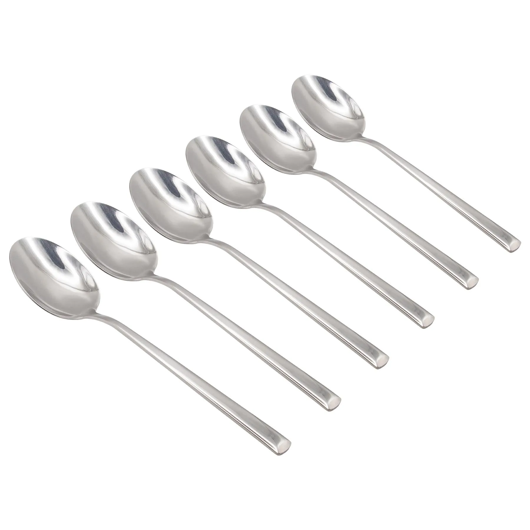Tondo Stainless Steel Dessert Spoons - By Argon Tableware