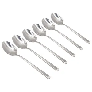 Tondo Stainless Steel Dessert Spoons - By Argon Tableware