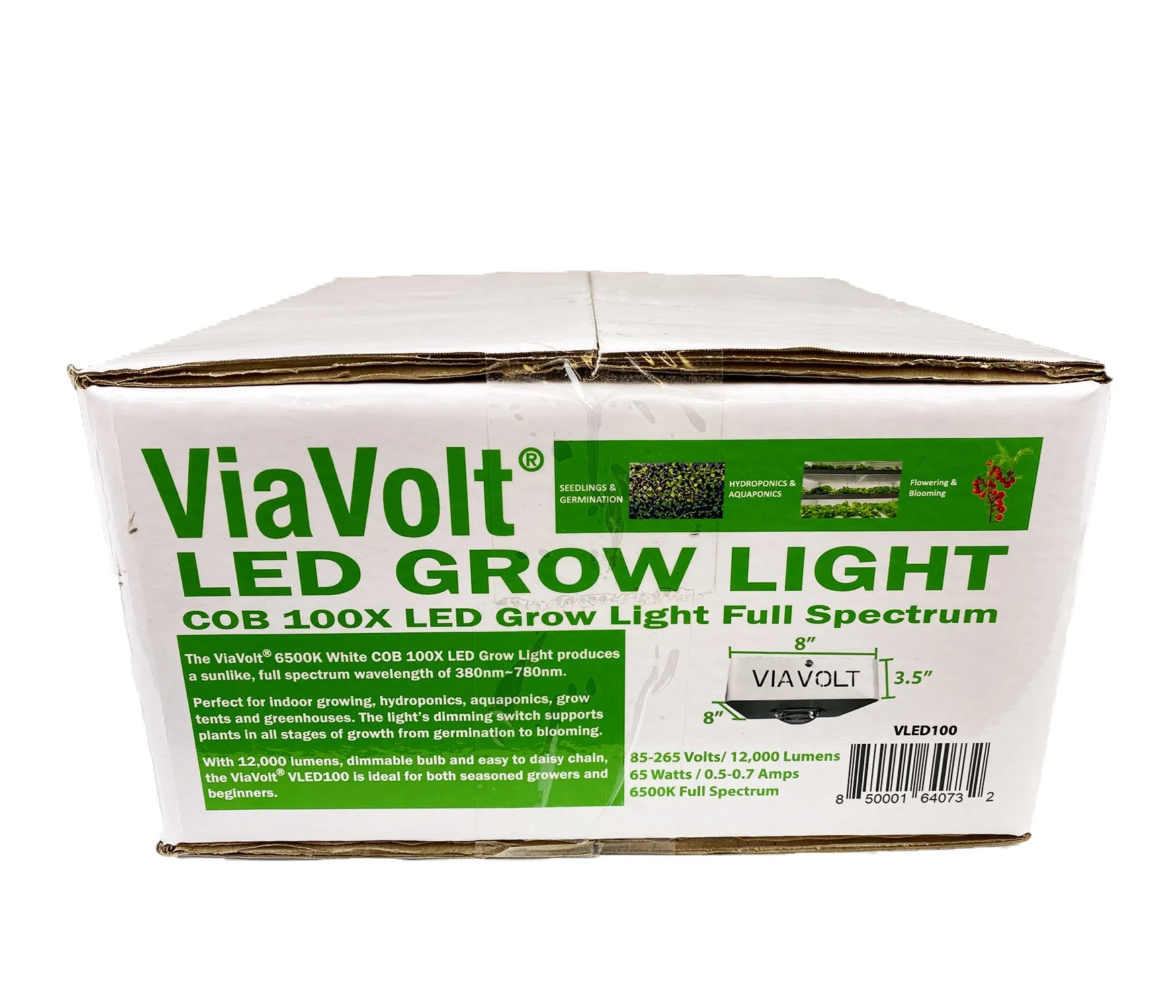 Viavolt 100X LED Grow Light COB with Cree LED Chip and Full Spectrum 6500K / 65w (EA)